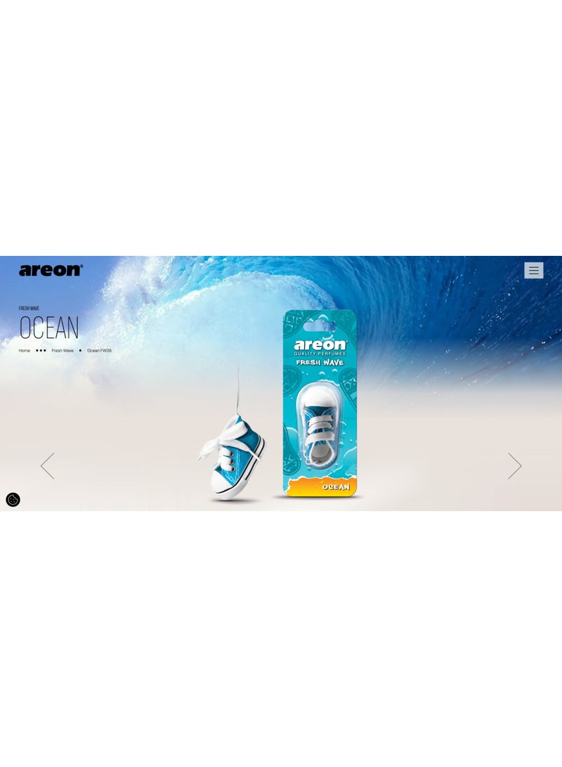 Areon Fresh Wave ( sneakers ) Air Freshener Ocean - Image 3