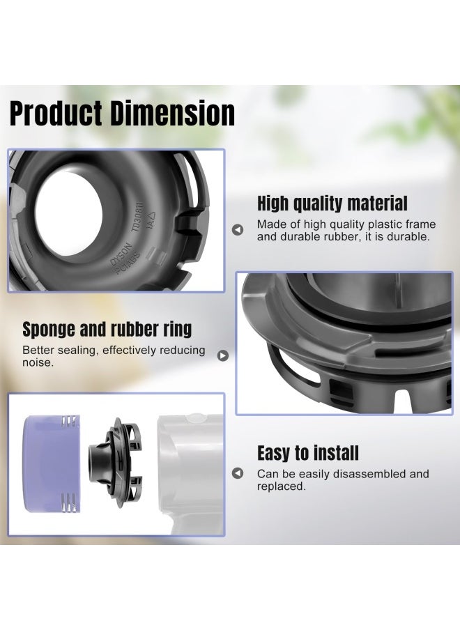 Chuancheng Motor Rear Cover Replacemnet For Dyson V7 V8 Vacuum Cleaner Accessories  - Image 4