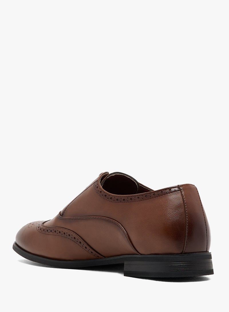 Robert Wood Brogue Details Formal Lace Ups - Image 2