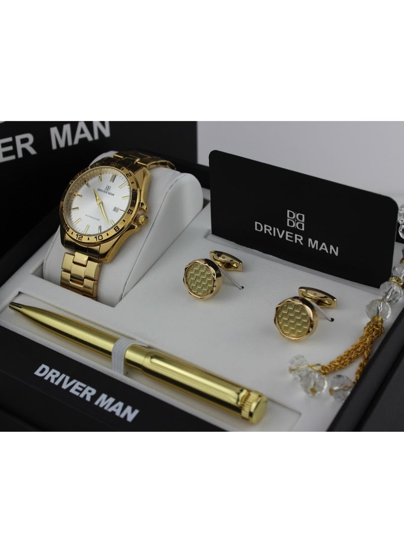 Watch A men's watch set consisting of four pieces