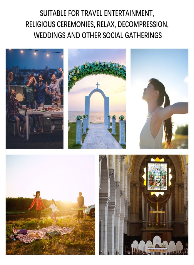 جيكو بيانو الإبهام الخشبي GECKO ذو 24 مفتاحًا، آلة موسيقية صغيرة محمولة لعشاق الموسيقى والمبتدئين، مع حقيبة بسحاب، ومطرقة ضبط، وملصق، وقطعة قماش للتنظيف، وحقيبة تخزين، وكتاب موسيقي. - Image 2