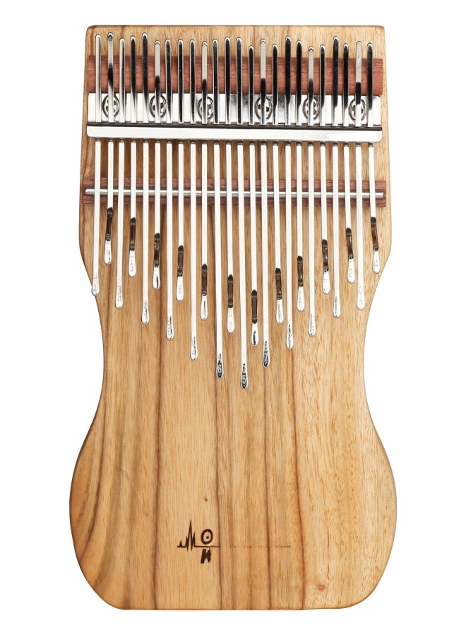 جيكو بيانو الإبهام الخشبي GECKO ذو 24 مفتاحًا، آلة موسيقية صغيرة محمولة لعشاق الموسيقى والمبتدئين، مع حقيبة بسحاب، ومطرقة ضبط، وملصق، وقطعة قماش للتنظيف، وحقيبة تخزين، وكتاب موسيقي. - Image 1