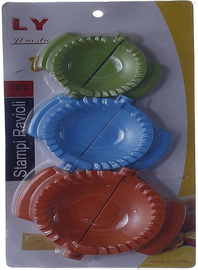LY Pastry Cutter, Multicolor, Large, Set 3 Pieces