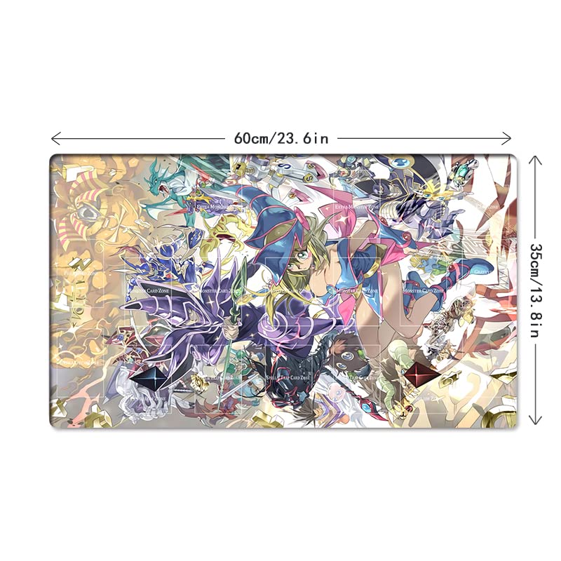 Mlikemat New Mlikemat Playmat Duel Monsters TCG CCG OCG Trading Card Game Mat with Zones + Free Bag (ZD039-558-A) - Image 5