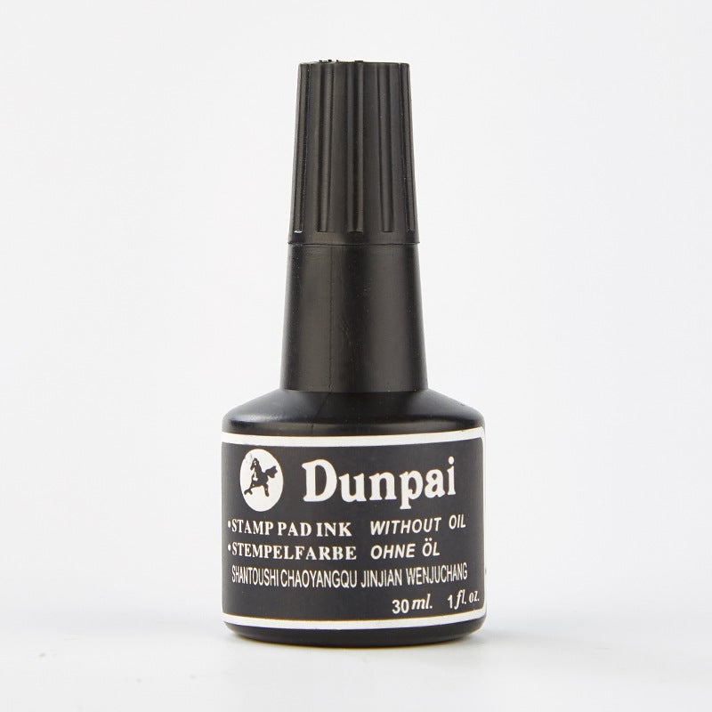 Ink Ink Pad Water-Based Red, Blue, And Black Stamp Ink, Non-Erasable Marker Ink, Posensitive Ink - Image 1