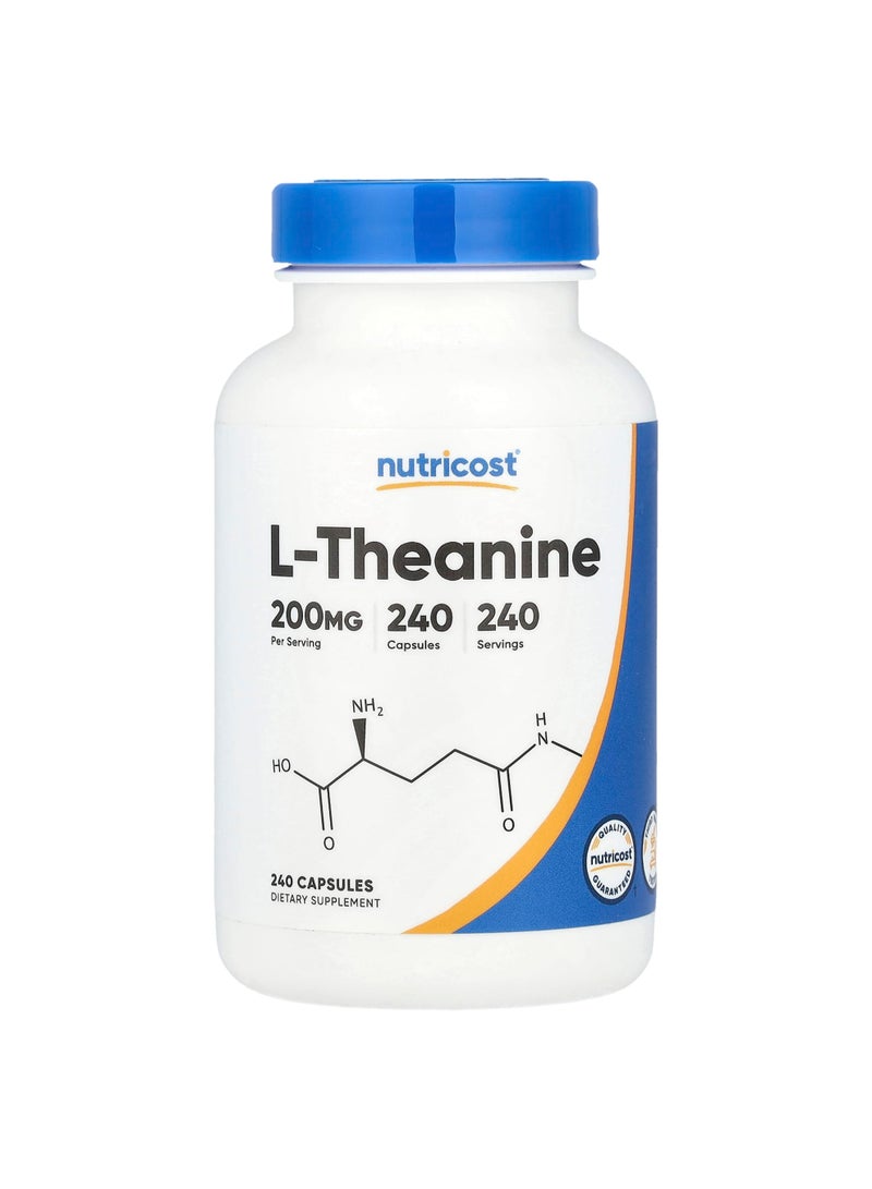 L-Theanine, 200 mg, 240 Capsules