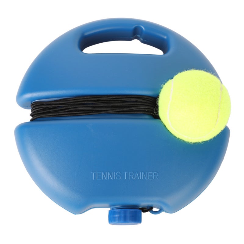 Self Tennis Trainer: 1 Portable Base With Anti-Skid Holes - High Stability For Sand/Water Filling, Hands-Free Ball Pickup Tennis Training Tool For Beginner Single Practice Indoor Outdoor Open Spaces - Image 5
