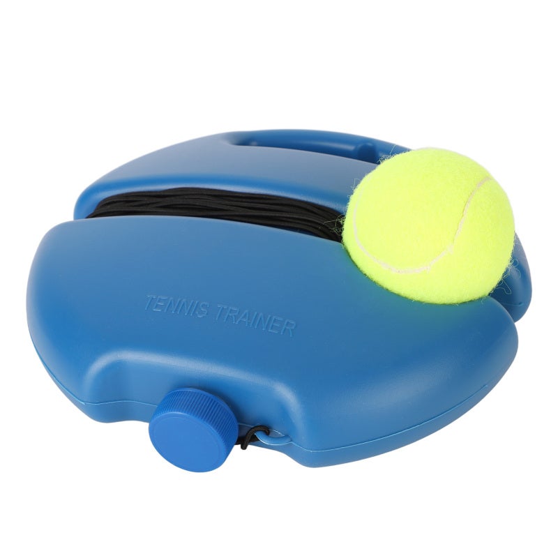 Self Tennis Trainer: 1 Portable Base With Anti-Skid Holes - High Stability For Sand/Water Filling, Hands-Free Ball Pickup Tennis Training Tool For Beginner Single Practice Indoor Outdoor Open Spaces - Image 2