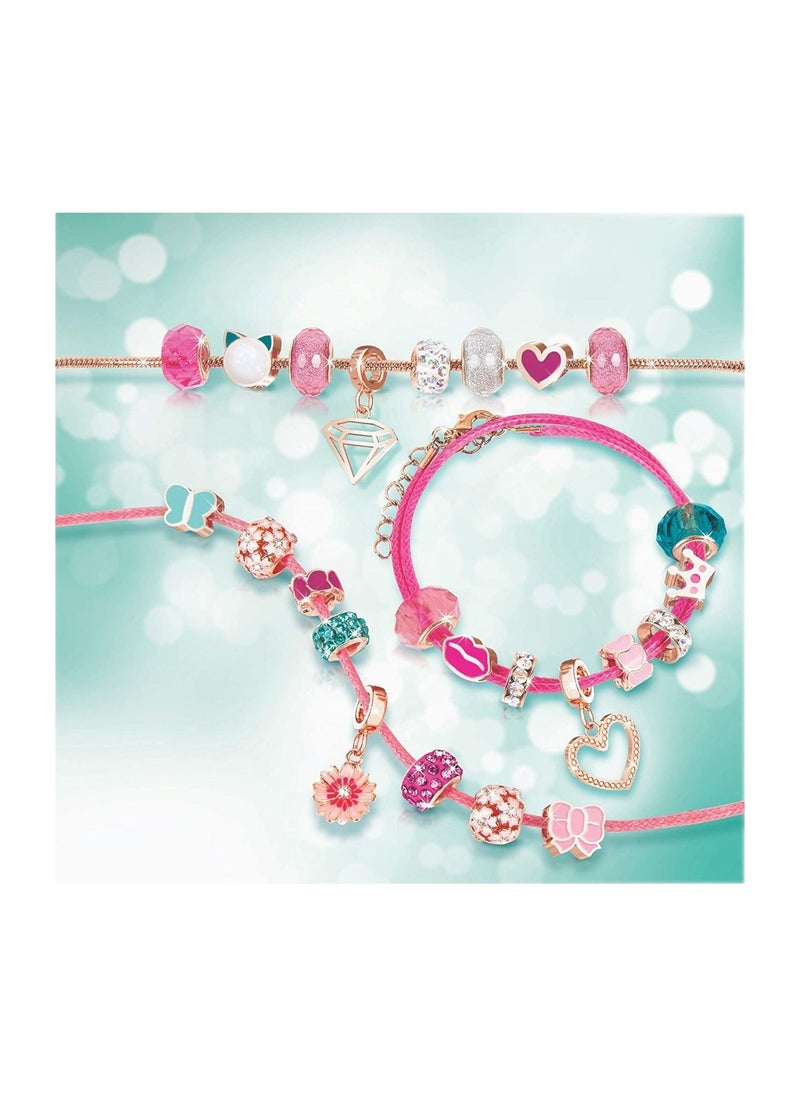 Make It Real Halo Charms Bracelets Think-Pink  - Image 2