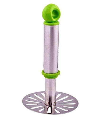 Tosmy Stainless Steel Potato Vegetable Pav Bhaji Masher, Multicolour - Image 4