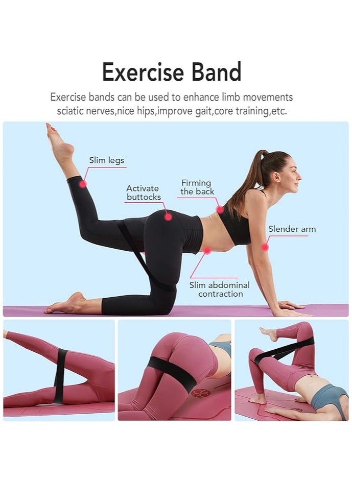Soofam 9 in 1 Deep Tissue Muscle Massage Foam Roller Set Trigger Point Foam Roller Yoga Stick Massage Ball Fixation Ball Fitness Stretching Strap with Carrying Bag and Sweat Wipes  - Image 5