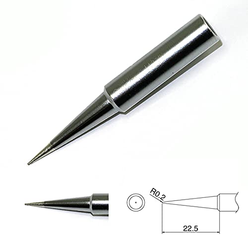 Hakko T18BL Series Soldering Tip for FX-888/FX-8801, Conical, R 0.2 mm x 22.5 mm - Image 2