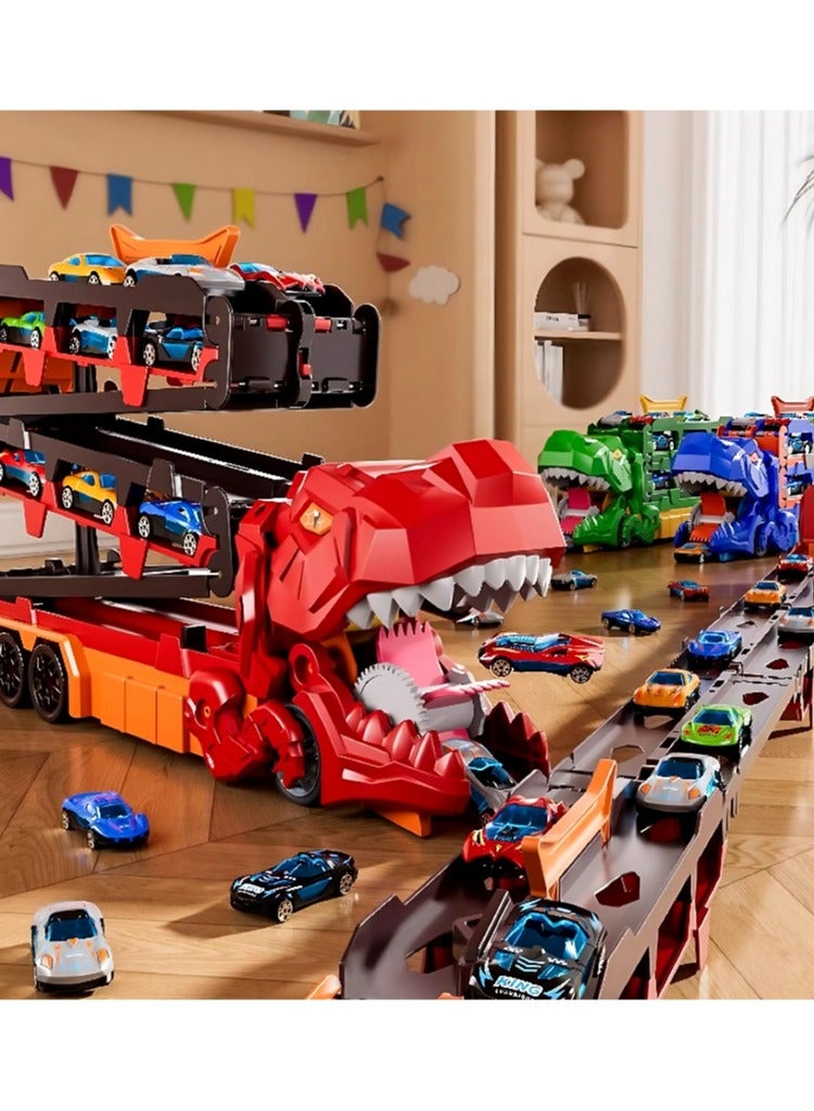 Car Slide Track Storage Alloy Vehicle, Children's Educational Toy Car, Ideal as a Meet-and-Greet Gift or Birthday Present for Kids. - Image 4