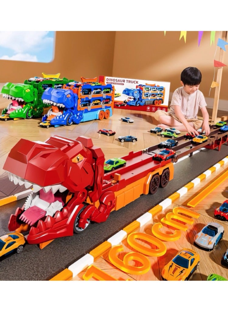 Car Slide Track Storage Alloy Vehicle, Children's Educational Toy Car, Ideal as a Meet-and-Greet Gift or Birthday Present for Kids. - Image 5