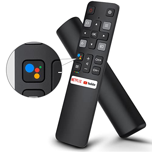 OMAIC Voice Replacement for TCL-Android-TV-Remote,New Upgraded RC802V for TCL Smart TVs with Google Voice Function - Image 1