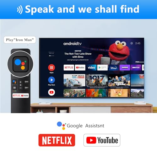 OMAIC Voice Replacement for TCL-Android-TV-Remote,New Upgraded RC802V for TCL Smart TVs with Google Voice Function - Image 4