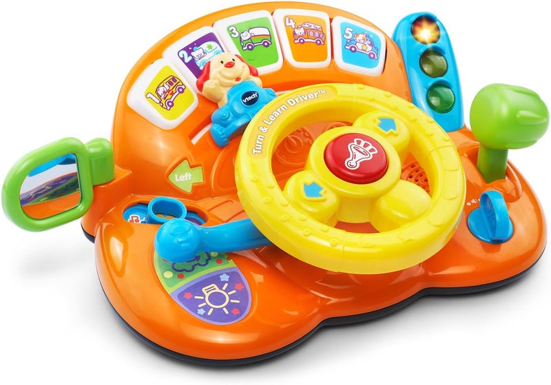 في تك VTech - سيارة لعبة قيادة من نوع "Turn and Learn" حصرية من VTech. - Image 1