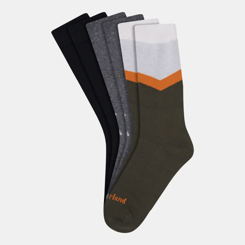 Men's Trees Crew Socks (3 Pack)