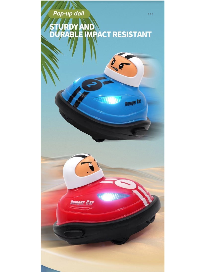 2PCS Race Car Bumper Car Toys ,Remote Control Car ToysWith light and sound,,Gifts for Boys and Girls - Image 4