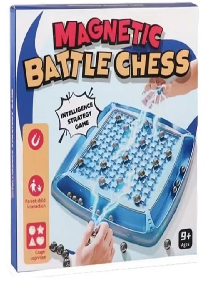 Magnetic Chess Game, 2024 New Multiplayer Magnetic Chess Games with Pieces, Fun Magnetic Board Game Set - Portable Chess Board for Kids 9+ and Adults Home Party Travel Supplies - Image 2