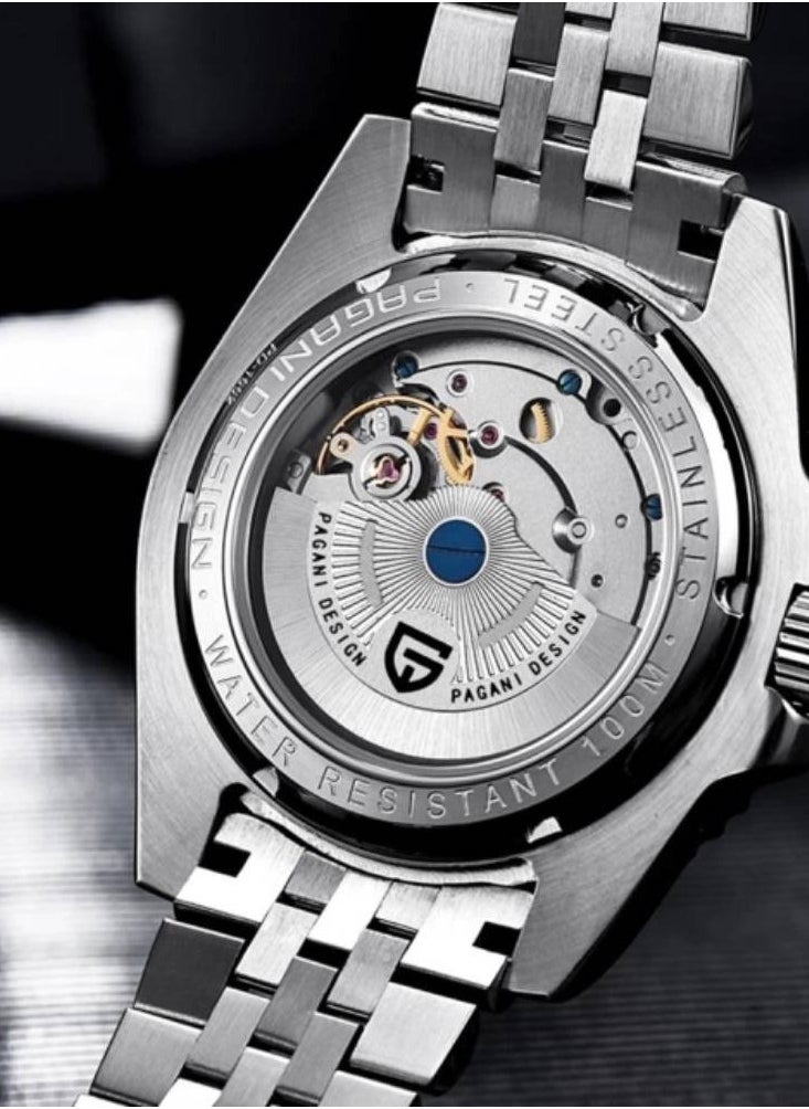 PAGANI DESIGN - Automatic GMT Pepsi Bezel Jubilee Strap Watch for Men - Image 1