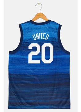 Nike Nike x NBA Kids Boy USA Basketball Jersey, Blue  - Image 2
