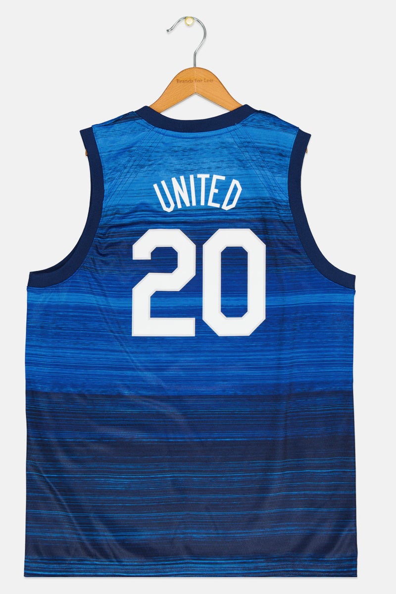 Nike x NBA Kids Boy USA Basketball Jersey, Blue - Image 2