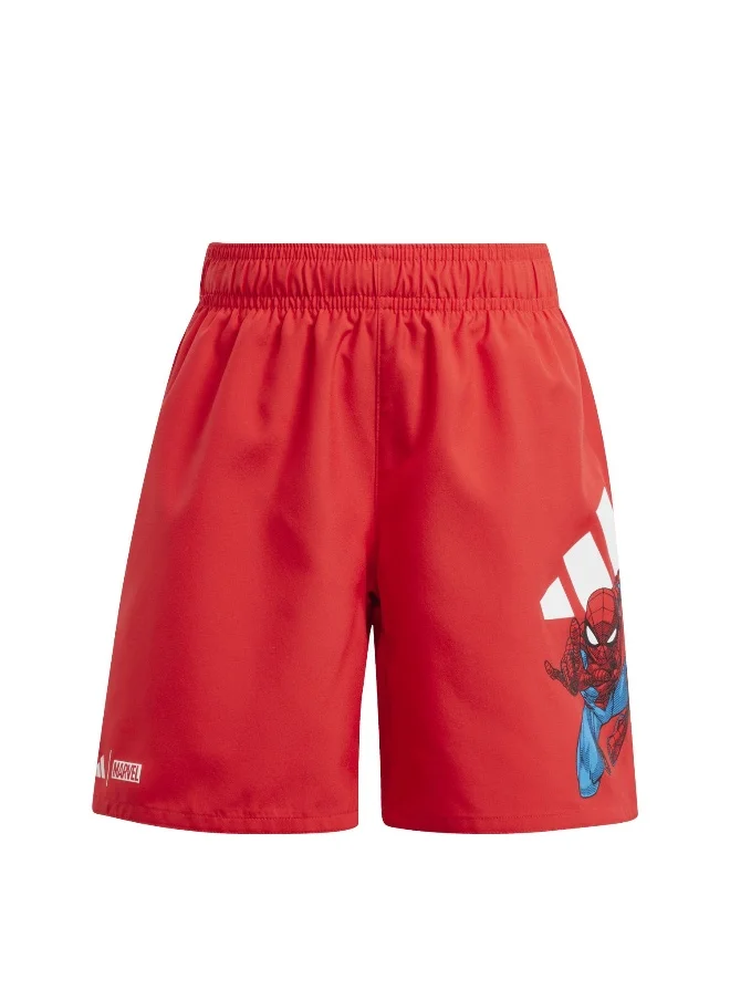 Adidas adidas x marvel spider-man 5 inch men swim shorts