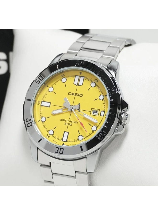 CASIO Stainless Steel Analog Wrist Watch MTP-VD01D-9EVUDF - Image 2