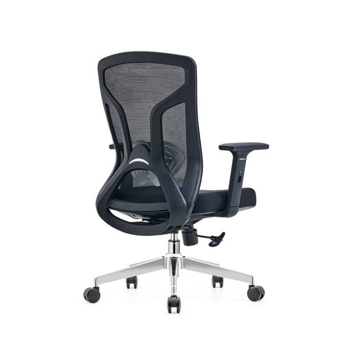 Multiwood Superior Comfort Office Seating with Deep Padding, Posture Support and Relaxed Tilt Function – Black - Image 2