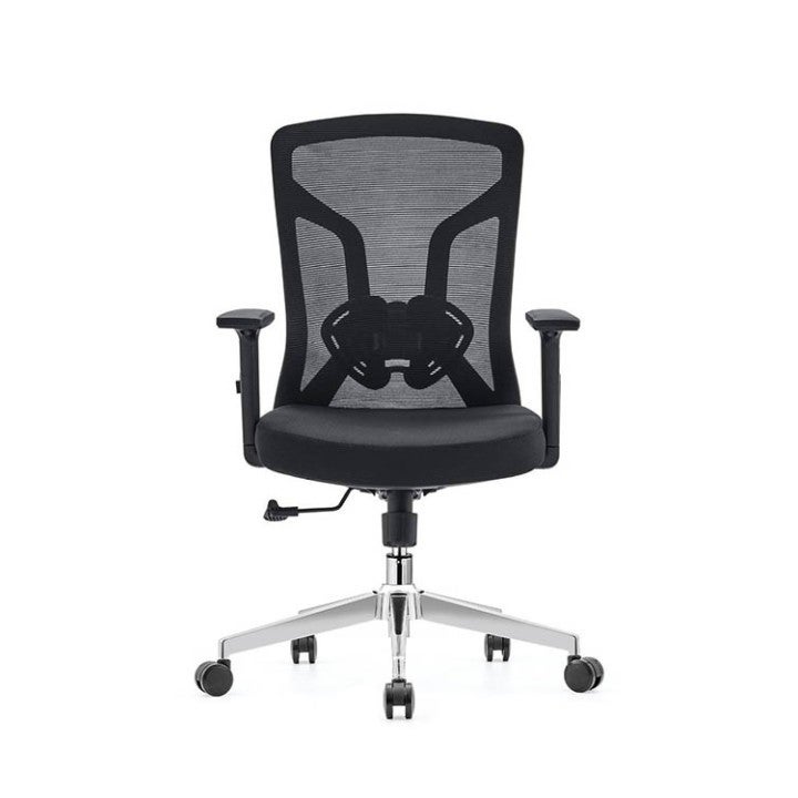 Multiwood Superior Comfort Office Seating with Deep Padding, Posture Support and Relaxed Tilt Function – Black - Image 1