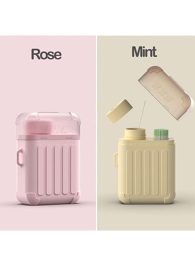 2 قطع لتنظيف الثقب، جهاز تنظيف الثقب، منظف ثقوب الأذن، مجموعة تنظيف ما بعد ثقوب الأذن مع 240 قطعة من خيوط تنظيف ثقوب الأذن ذات الاستخدام الواحد وحل تنظيف بحجم 15 مل - Image 2