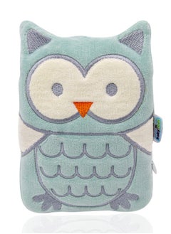 BabyJem Babyjem Cherry Seeds Filled Velvet Colic Owl Shaped Pillow - Newborn Sleep Wellbeing & Gas Pain Relief - Natural Material, Washable, Microwave Safe - Trusted Brand for Newborn Baby Gift 