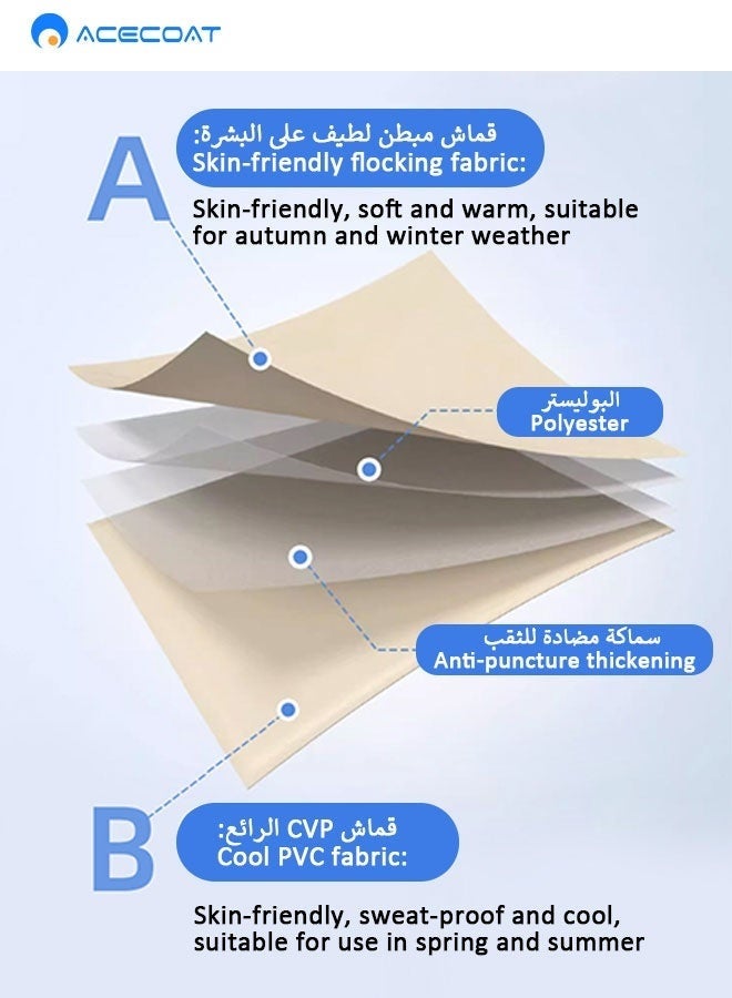 ACECOAT Raised Air Mattress with Never Flat Pump | Luxury Inflatable Mattress with Built in Air Pump to Ensure a Good Night’s Rest | Heavy Duty Blow Up Mattress with Self Inflating Pump - Image 3