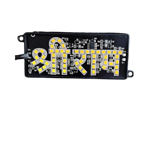 Autozap Shree Ram Ji Bike Led Light Logo Self Adhesive Back Up Lamp Motorbike, Car, Truck, Van (Amber LED) (Pack of 1) - Image 5