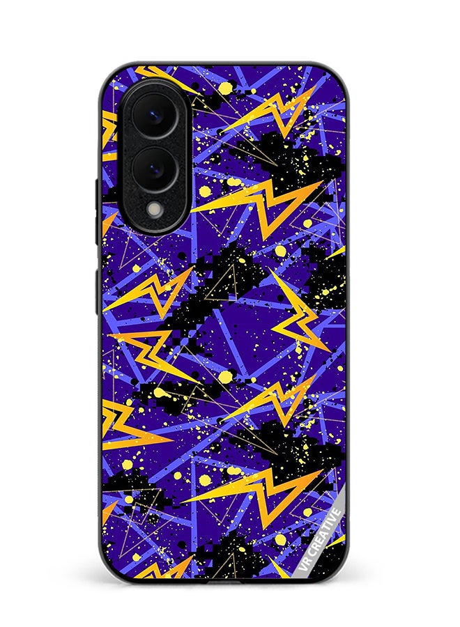 VR CREATIVE Protective Case Cover For Samsung Galaxy S25 Edge Texture Design Multicolour