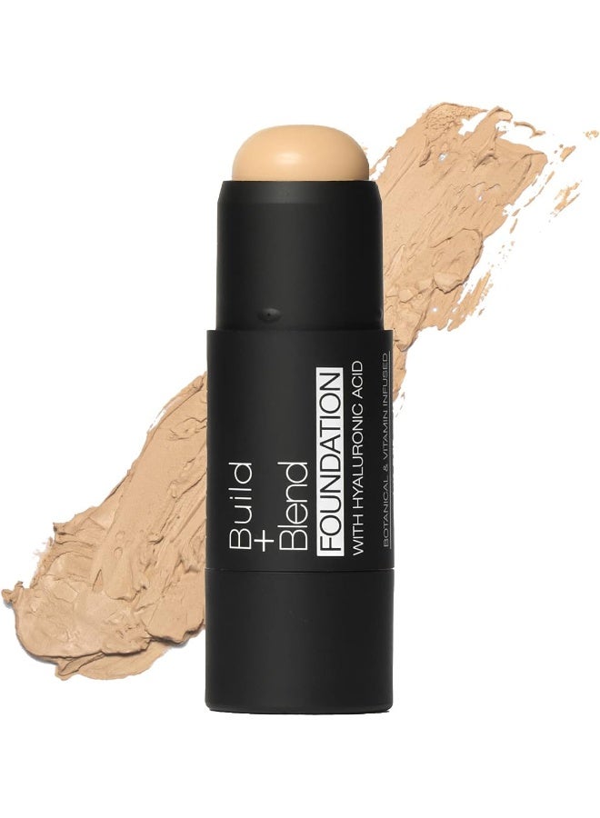 PALLADIO Pal Build+Blend Foundation Stick Natural Beige, 0.25 Ounce - Image 1