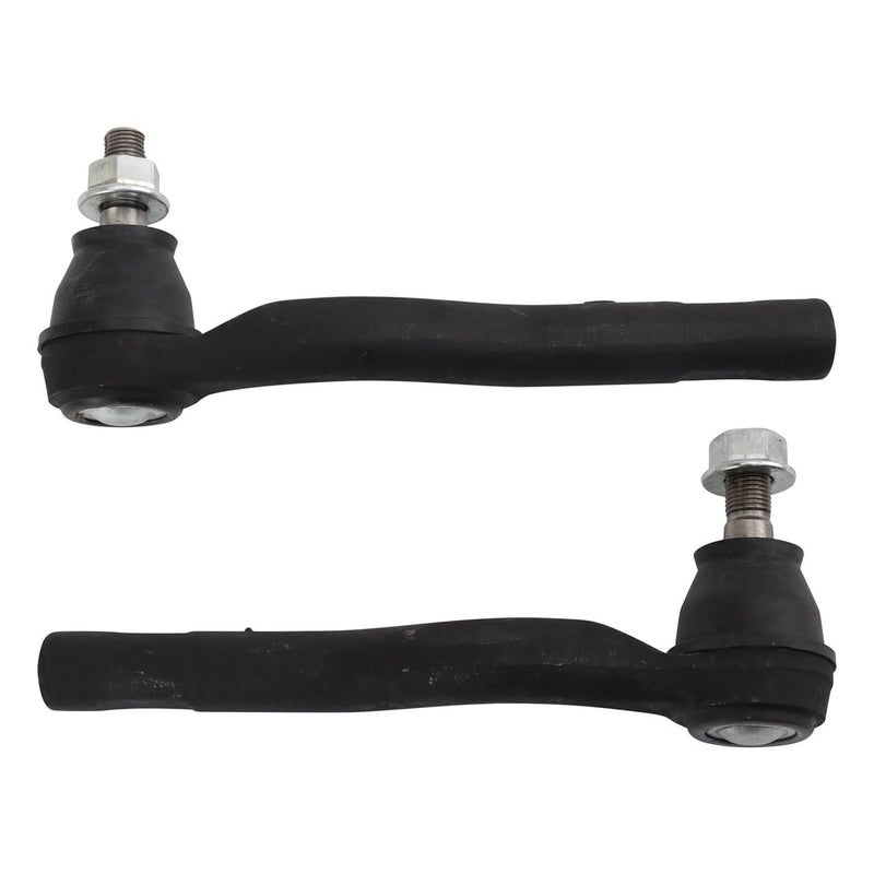 TRQ Front Outer Tie Rod Set Compatible with 16 Scion iA 19-20 Toyota Yaris 17-18 Yaris iA - Image 1