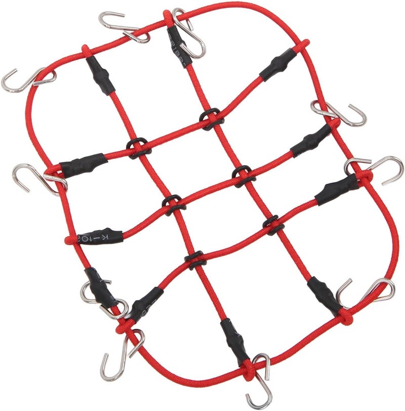 1 18 RC Car Luggage Net High Simulation Decorative Accessories For Car Collectors Red - Image 1