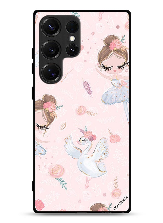 Covernex Samsung Galaxy S25 Ultra Protective Case Cover Doly Girl And Flowers - Image 1
