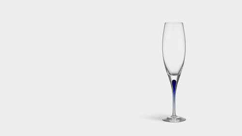Orrefors Intermezzo Blue 7 Ounce Champagne Flute - Image 2