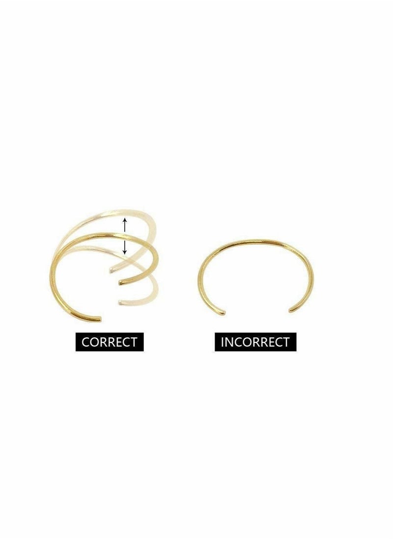 SYOSI - 80 Pieces Hair Jewelry Rings Decorations Aluminum Coil Dreadlocks Braid Metal Cuffs Braiding Beads for Accessory - Image 1