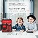 Vcertcpl ATM Piggy Bank for Boys Girls Vcertcpl Mini ATM Coin Bank Money Saving Box with Password Kids Safe Money Jar for Adults with Auto Grab Bill Slot Great Gift Toy Bank for KidsCamouflage Red - Image 2