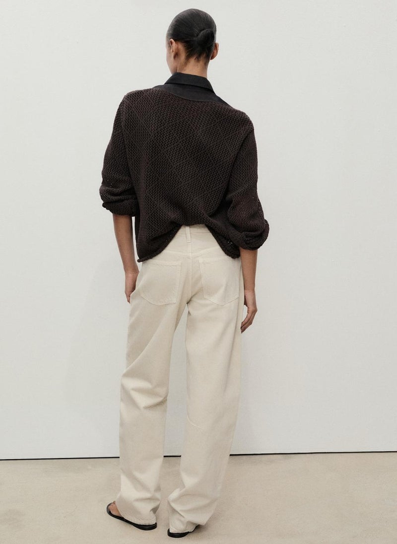 MANGO - Casual High-Rise Balloon Jeans - Image 1