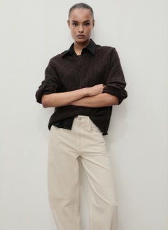 MANGO Casual High-Rise Balloon Jeans  - Image 3