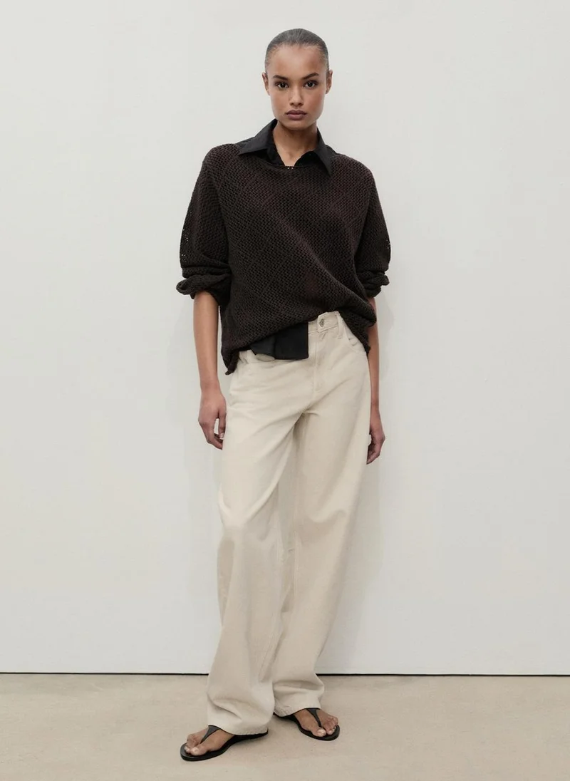 MANGO Casual High-Rise Balloon Jeans