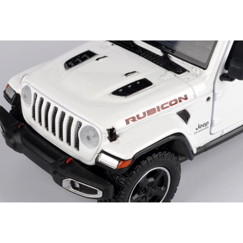 MOTORMAX 2021 Gladiator Rubicon (Closed Top) Pickup Truck White 1/24-1/27 Diecast Model Car by Motormax 79368 - Image 4