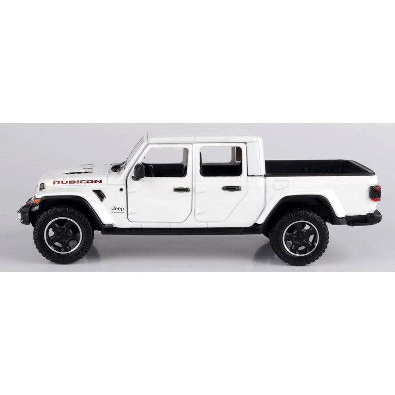MOTORMAX 2021 Gladiator Rubicon (Closed Top) Pickup Truck White 1/24-1/27 Diecast Model Car by Motormax 79368 - Image 2