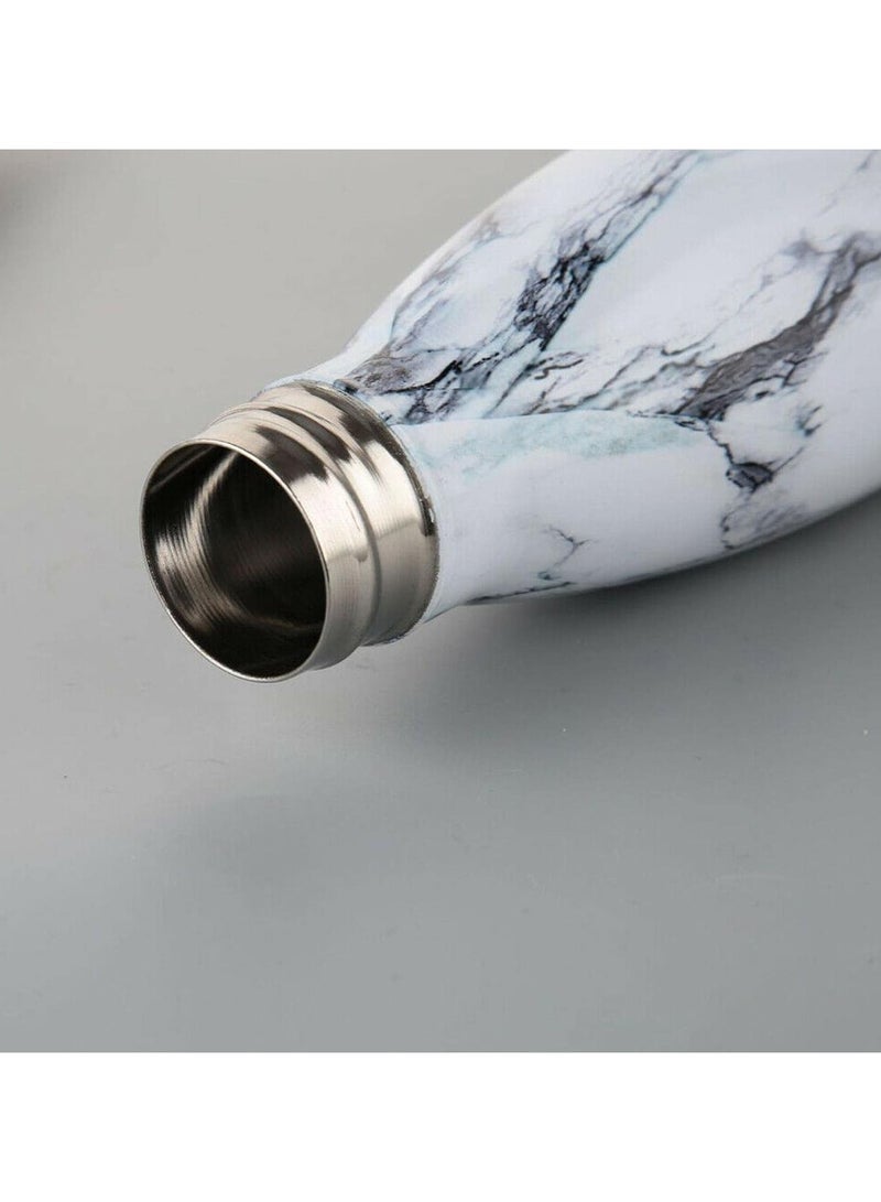 Premium Portable  Stainless Steel Thermos Water Bottle 500ml - Vacuum Insulated Flask for Hot and Cold Drinks - Perfect for Home, Office, School, Sports, Camping