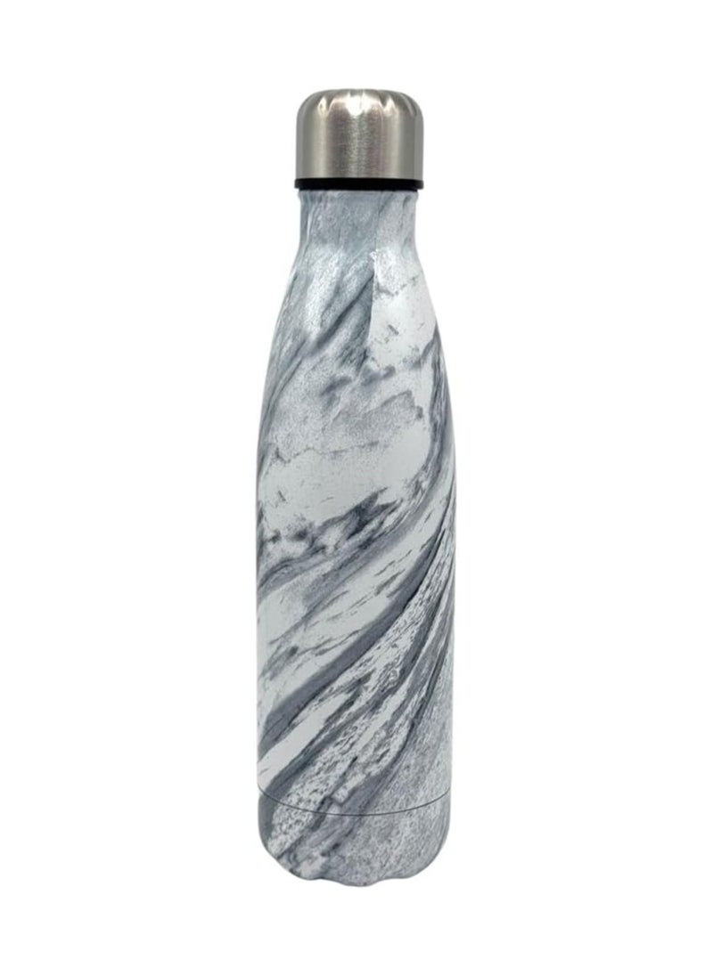 QSHOP Premium Portable  Stainless Steel Thermos Water Bottle 500ml - Vacuum Insulated Flask for Hot and Cold Drinks - Perfect for Home, Office, School, Sports, Camping  - Image 1